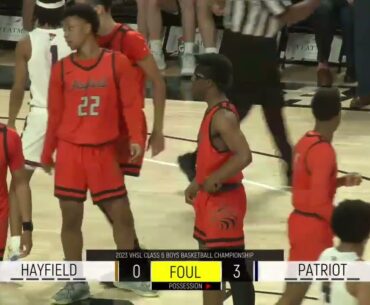 Hayfield vs Patriot - 6A Championship