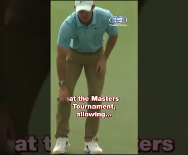 Rory McIlroy looking for the mic'd up lucky charm at the Masters! 😄 #themasters #9WWOS #Golf #shorts