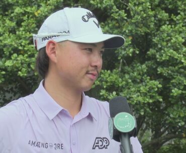 Min Woo Lee Thursday Flash Interview 2023 The Masters Tournament