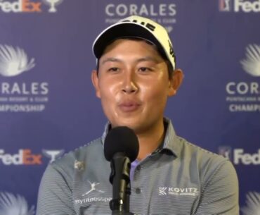 Dylan Wu Thursday Flash Interview 2023 Corales Puntacana Championship · Round 1