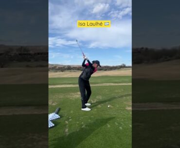 ISA LAUHLÉ 🇦🇷 Juega p/ New Mexico State University 🇺🇸 GRAN FUTURO 🔥 #golfswing #shorts