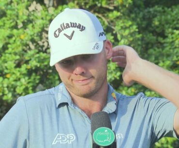 Sam Burns Thursday Flash Interview 2023 The Masters Tournament