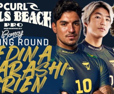 Gabriel Medina, Kanoa Igarashi, Liam O'Brien | Rip Curl Pro Bells Beach - Opening Round Heat Replay