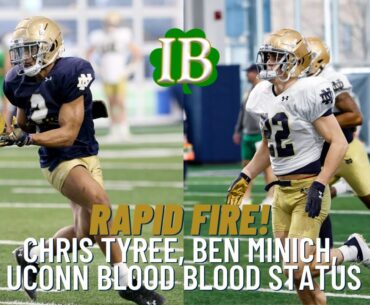Rapid Fire: Chris Tyree, Ben Minich, Marty Biagi, UConn Blue Blood Status