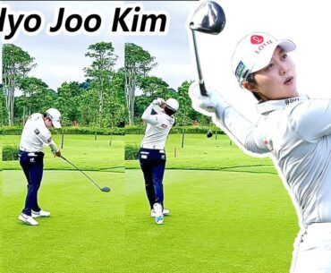 Hyo Joo Kim キム・ヒョジュ 韓国の女子ゴルフ スローモーションスイング!!!