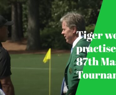 Tiger Woods prepares for 2023 Masters Tournament