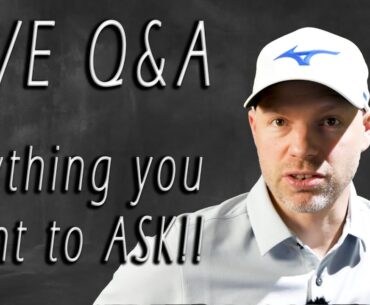 Live Q and A with also a look at the week ahead....