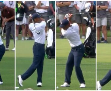 Tiger Woods Wedge, Fairway Woods and Driver Swing Sequence and Slowmotion