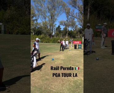 Raúl Pereda 🇲🇽 26 años ⭐️ PGA Tour LA Player 🔥 #shorts #golfswing #golf