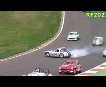 Spins & action; Equipe/MGCC meeting; Brands Hatch; 2 April 2023