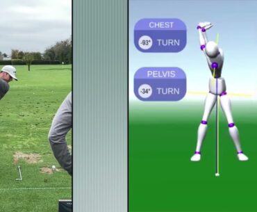 Sam Burns Driver Swing Slow Mo / Sequence with A.I. model
