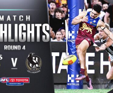 Lions ROAR to hand Magpies first loss of 2023
