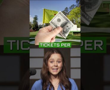 It costs HOW MUCH to go to The Masters?! 🤯💰