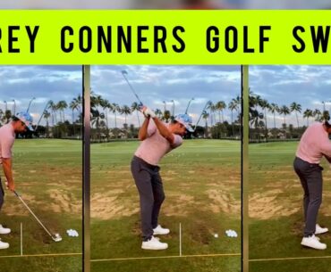 Corey Conners Golf Swing - slowmo