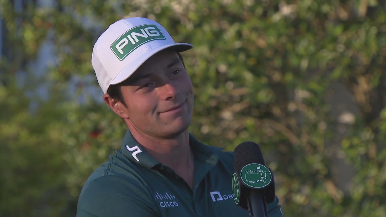 Viktor Hovland Sunday Final Round Flash Interview 2023 The Masters