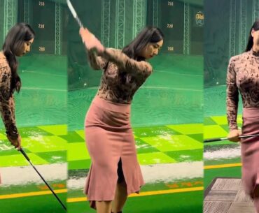 KLPGA 프로 김세진 미녀골퍼의 화려하고 아름다운 골프스윙!