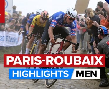 Chaos & Cobbles In Hell! | Paris-Roubaix 2023 Highlights - Men