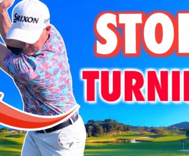 STOP turning your hips (golf swing tips)