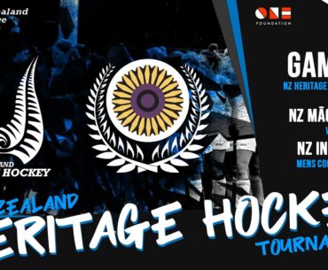 NZ Heritage Hockey Tournament 2023 | Game 3 - Mens NZ Māori Snrs v NZ Indians | 7th April 2023