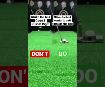 BEST Tip for IMPROVED Putting! #shorts #golf #tips