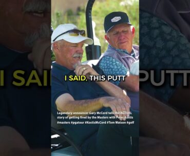 Kostis McCord - Why Gary Was Fired From the Masters