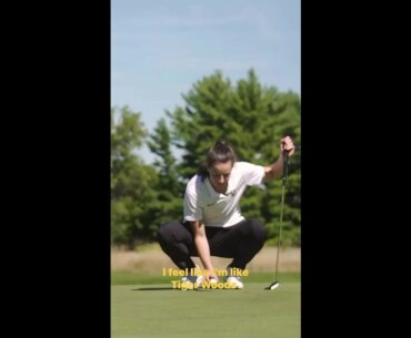 Caitlin Clark Plays Golf In Honor of Masters | Iowa Women's Basketball