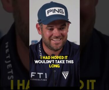 PGA Player Corey Conners shout out to his small hometown in Listowel, Ontario #shorts