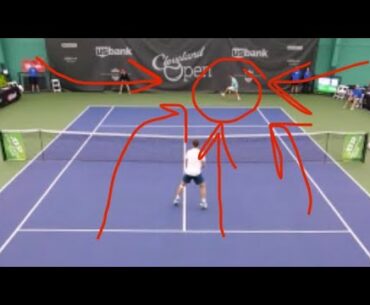 Yibing Wu 🇨🇳 with a CRAZY TWEENER LOB!!