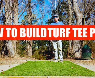How To Build Turf Tee Pads