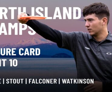 2023 North Island Championships - Feature Card - Front 10 - Tanghe | Stout | Falconer | Watkinson