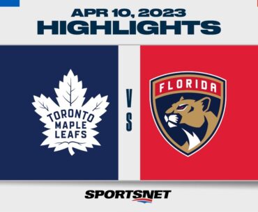 NHL Highlights | Maple Leafs vs. Panthers - April 10, 2023