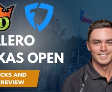 🔥VALERO TEXAS OPEN PGA BREAKDOWN🔥 DRAFTKINGS PICKS AND MORE!