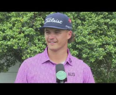 Harrison Crowe Thursday Flash Interview 2023 The Masters Tournament · Round 1