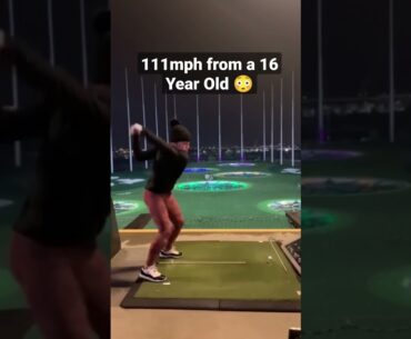 Lexi Booras is the FASTEST 16 year old female player we've seen hitting 111mph with her driver