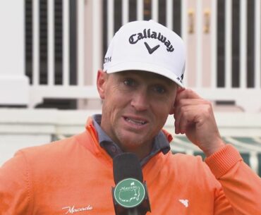 Alex Noren Saturday Second Round Flash Interview 2023 The Masters Tournament