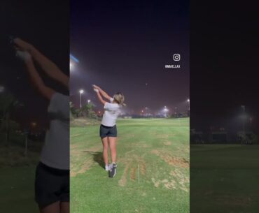 Easy LONG DRIVE hack!! #shorts #golf #golfgirl #golfswing #longdrive