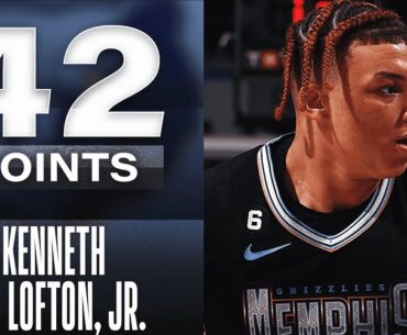 Kenneth Lofton, Jr. Scores CAREER-HIGH 42 POINTS! | April 9, 2023