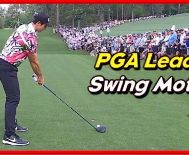 PGA Masters Leader "Viktor Hovland" Powerful Iron-Driver Swing & Slow Motions