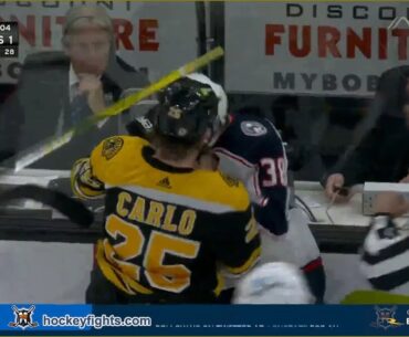 Boone Jenner vs Brandon Carlo