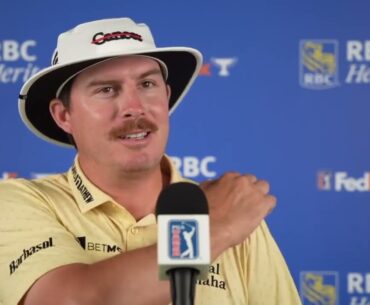 Joel Dahmen Thursday Flash Interview 2023 RBC Heritage © PGA Tour