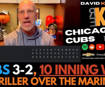 REKAP: ⚾️ Chicago Cubs 3-2, 10 inning win, a thriller over Seattle Mariners