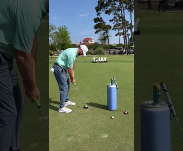 LAST YEAR’S TRULY PUTTING CONTEST CHAMP STEPS UP AND DRAINS IT.
