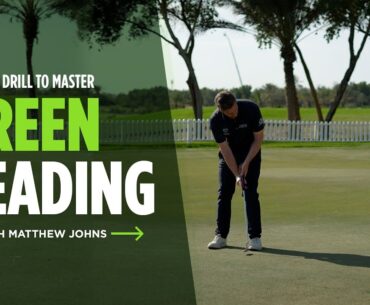 Struggling with your green-reading? Try this drill 🔥