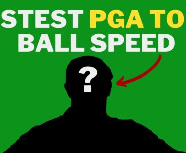 Fastest and Average PGA Tour Ball Speeds