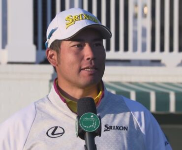 Hideki Matsuyama Sunday Final Round Flash Interview 2023 The Masters Tournament