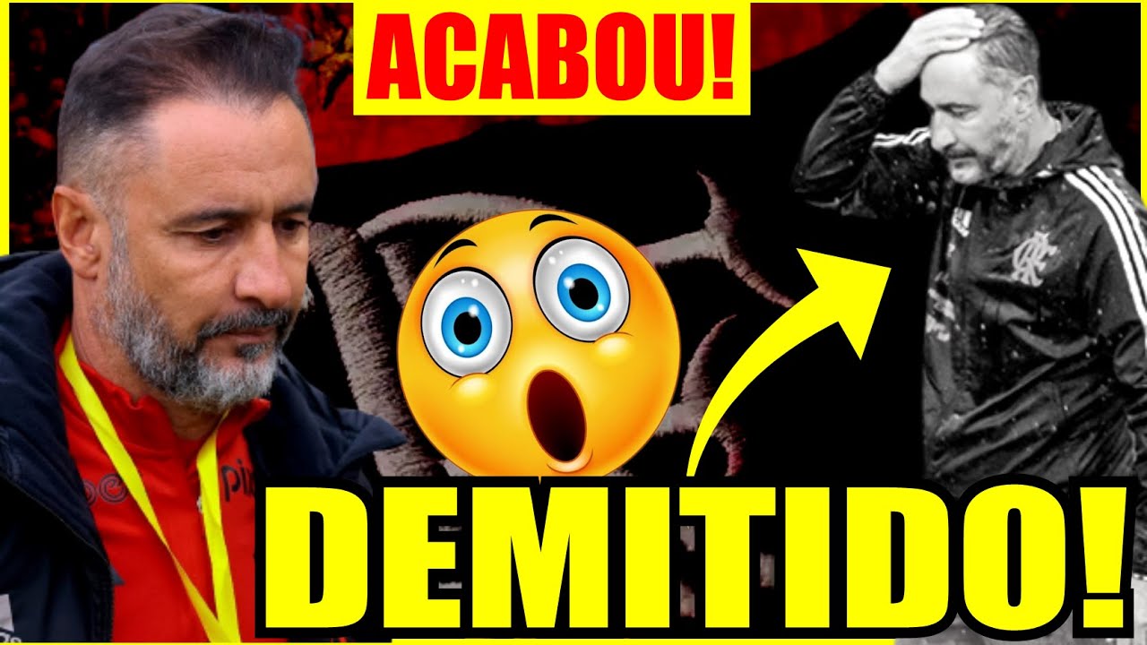 VÍTOR PEREIRA É DEMITIDO DO FLAMENGO E ANÚNCIO OFICIAL DEVE SAIR HOJE – QUEM SERÁ O NOVO TREINADOR? VÍTOR PEREIRA É DEMITIDO DO FLAMENGO E ANÚNCIO OFICIAL DEVE SAIR HOJE - QUEM SERÁ O NOVO TREINADOR?