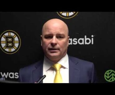 Jim Montgomery REACTS to Bruins HISTORIC 63rd Win | Postgame Interview