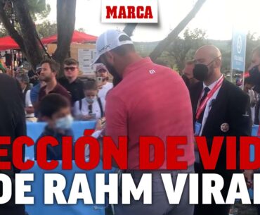 Lección de vida de Rahm en 2021 que ahora se hace viral: firmó autógrafos a niños durante dos horas