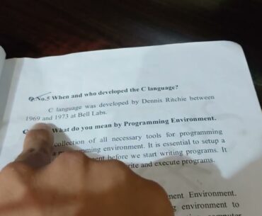 Introduction to Programming | Chapter no 1