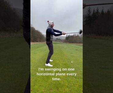 EASY way to SWING ON PLANE - GOLF GOT EASY ✈️ #shorts